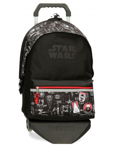 MOCHILA PORTAORDENADOR ADAP C/CARRO.2C 44CM. STAR WARS - SPA